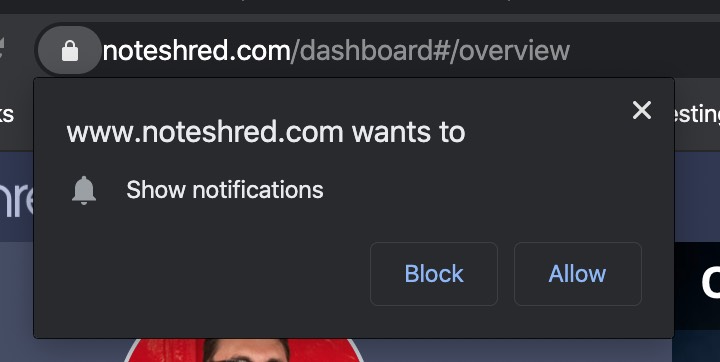 Enabling push notifications in Chrome